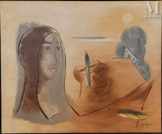 Femme au poisson, Tossa, Espagne