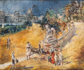 Promenade au jardin du Luxembourg, Paris