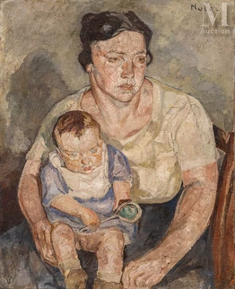 Portrait d'une mère et de son enfant