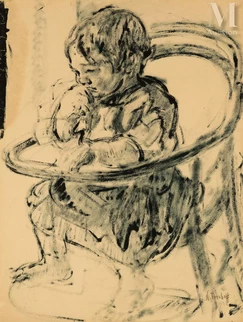 Portrait de Boris Tarkhoff, fils de l'artiste
