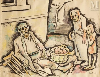 Scène du ghetto de Varsovie