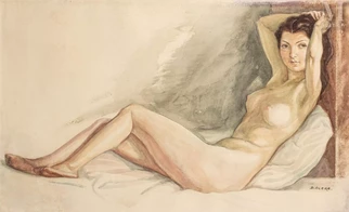 Nu féminin de profil