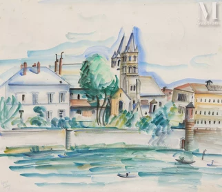 La Seine à Melun