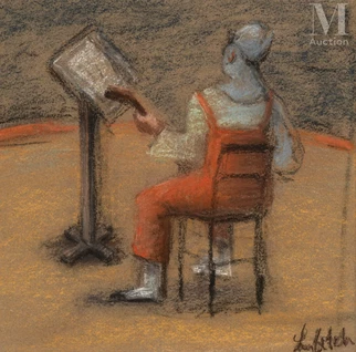 Pierrot à la guitare