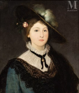 Portrait de femme à la collerette