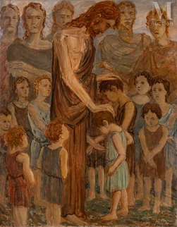 Christ aux enfants