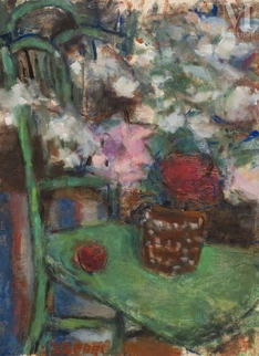 Nature morte à la chaise verte