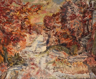 Forêt en automne près de Saint-Paul-de-Vence