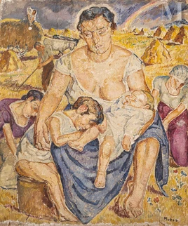 Maternité aux moissons