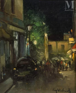 La nuit à Montmartre