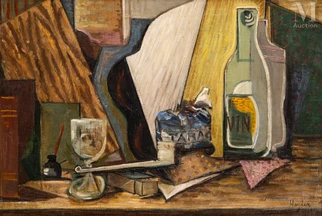 Nature morte, pipe et tabac