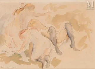 Etude de trois nus ou La sieste